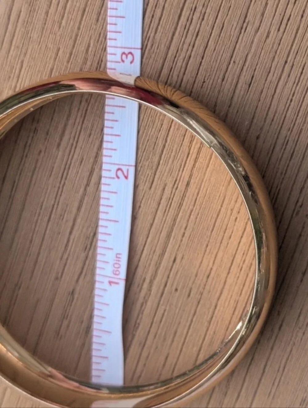 Vintage Gold Wide Bangle Bracelet Chunky Gold Bracelet